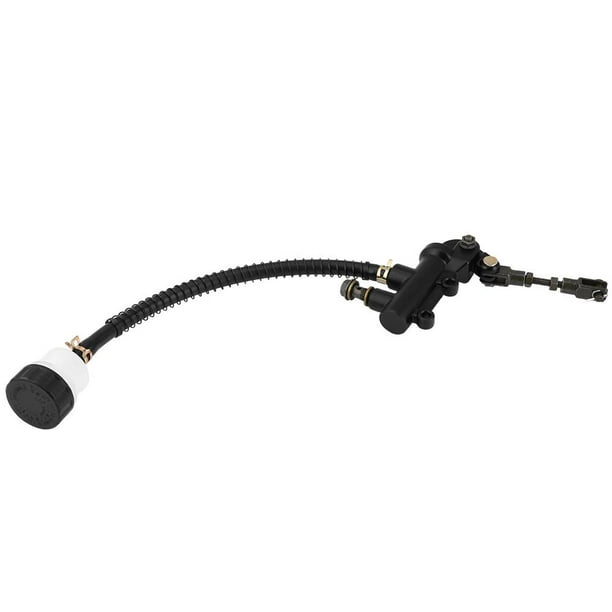 Rear Foot Brake Pump Folding Rear Foot Brake Pump Hydraulic Master Cylinder Pump for Motorbike ATV Dirt Bike White